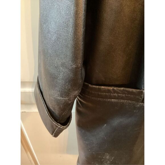 Wilson’s 100% Leather Mens Jacket Black Vintage 1980s - Picture 2 of 10